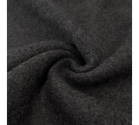 Isla - paño grueso de lana merino afieltrada 830 g/m² - tejido de lana Moessmer Giesswein - por metro (Antracita melange)