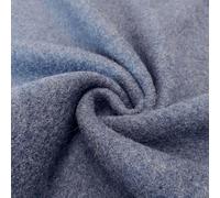 Isla - paño grueso de lana merino afieltrada 830 g/m² - tejido de lana Moessmer Giesswein - por metro (Azul denim melange)