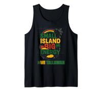 Isla Pequeña Gran Energía Dulce Jamaica, Kingston, Jamaicana Camiseta sin Mangas