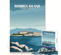 Isla Robben, Sudáfrica Rompecabezas de 1000 Piezas para Adultos y Adolescentes Recuerda armarlo Lentamente Disfruta de un Corte preciso Arte Coleccionable (50x75cm)