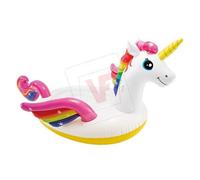 Piscina Inflable Unicornio Intex Baby Con Sprinkler Juego Cm. 272X193X104