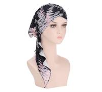 Islam - Genérico velado extensible para mujer, para la cabeza, para luchar contra el cáncer y la pérdida de cabello, color rosa, rosa, M