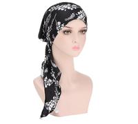 Islam - Genérico velado extensible para mujer, para la cabeza, para luchar contra el cáncer y la pérdida de cabello, color rosa, Le Noir, M