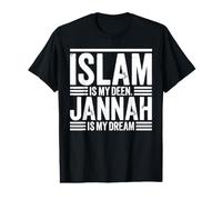 Islam is my Deen. Jannah is my Dream. Camiseta gráfica económica