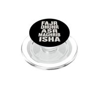 Islamic Call To Prayer Fajr Dhuhr ASR Maghrib Isha Muslim PopSockets PopGrip para MagSafe
