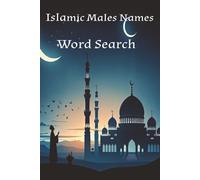 Islamic male names word sea: Muslim male names themed word search