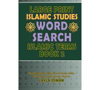 Islamic Studies Word Search Book 2 Islamic Terms: For Muslim Kids, Teens, Young Adults, Women, Men and Converts Reverts