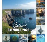 Island Calendar 2026: A year surrounded by waves, solitude, and natural serenity | Kalender Calendario Calendrier