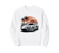 Island Dreams Exótico Coche Atardecer Superdeportivo Arte Sudadera