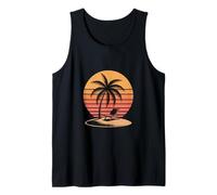 Island Escape Sunscape Vibes para amantes de la playa Camiseta sin Mangas