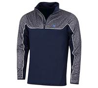 Island GREEN Camisa de Golf Transpirable de Capa Superior con Cremallera de 1/4 para Hombre (Paquete de 1)