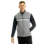 Island Green Chaleco acolchado para hombre (paquete de 1), gris, XXL