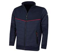 Island Green Chaqueta de golf híbrida - Armada/Rojo - L