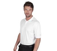 Island Green Golf IGTS1648 CoolPass - Polo Transpirable para Hombre, Talla L, Color Blanco