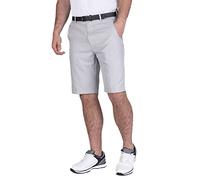 Island Green Golf Mens Tour 4 Functional Pocket Comfortable Ventalation Shorts Pantalones Cortos, Mujer, Plateado, Cintura 81,28 cm