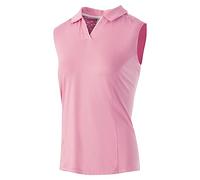 Island GREEN Golf - Polo Transpirable de Secado rápido para Mujer, Absorbe la Humedad, Rosa/Blanco, M, 2230 - Rosa/Blanco, M