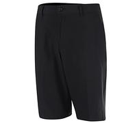 Island GREEN Igpnt1767 - Pantalones Cortos de Golf Impermeables con Dobladillo caído, Color Negro, 42W