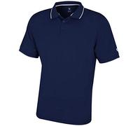 Island GREEN Back Yoke Detail Stretch Quick Dry Performance Golf Polo Shirt, Azul Marino, L Hombre