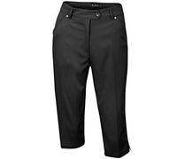 Island Green Women's Capri Pantalones de Golf, Black, 12 para Mujer