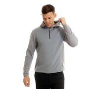 Island Green Sudadera técnica con Capucha para Hombre, con Cremallera y Cuello Acanalado, térmica, Color Gris pálido, XXL