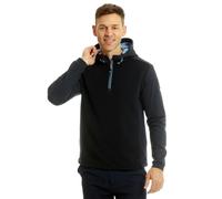 Island Green Sudadera técnica con Capucha y Cremallera para Hombre, con Capucha, térmica, Acanalada, Color Azul Marino, Talla L
