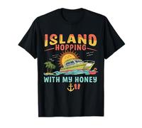 Island Hopping with My Honey Funny Couples Vacation Camiseta