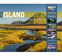 Island Kalender 2027 | Unterwegs zwischen Gletschern und Geysiren: Imposanter Reise-Kalender im großen Querformat (54x42 cm) | Skandinavien