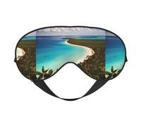 Island of Cuba - Antifaz reversible de doble cara, ajustable, suave, para dormir o dormir
