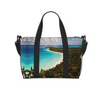 Island Of Cuba - Bolsa deportiva versátil para gimnasio, ideal para tus viajes y rutinas de fitness, color negro, talla única, Black, Talla única