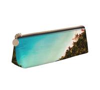 Island of Cuba - Monedero de PVC con estampado de island of cuba, monedero, bolsa de maquillaje, estuche con cremallera, estuche de papelería para mujeres y hombres, Blanco, One Size, Simple