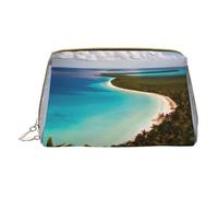 Island of Cuba - Organizador de maquillaje, bolsa de aseo para viajes, para cosméticos, cuidado de la piel, accesorios, White, Talla única, Neceser