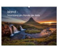 Island - Traumland am Rande der Arktis (Wandkalender 2026 DIN A2 quer), CALVENDO Monatskalender: Faszinierende Bilder von ursprünglichen Landschaften