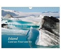 Island (Wandkalender 2026 DIN A4 quer), CALVENDO Monatskalender: Land aus Feuer und Eis