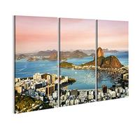 islandburner Cuadro Cuadros Atardecer sobre la Bahía de Botafogo en Río de Janeiro Brasil Genial y Muy Bonito! MXZ