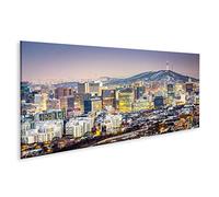 islandburner, Cuadro Cuadros Seúl Corea del Sur Skyline de la Ciudad Impresión Lienzo Formato Grande Cuadros Modernos SVV