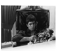 islandburner Cuadro en Lienzo Al Pacino Scarface 1p Impresión sobre Lienzo - Formato Grande - Cuadros Modernos