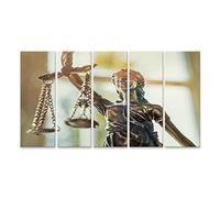 islandburner Cuadro en Lienzo Dama Justicia Estatua Iustitia Justitia Diosa Romana Cuadros Decoracion Impresión Salon