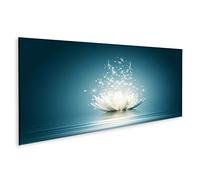 islandburner Cuadro en Lienzo Flor de Loto mágico Cuadros Modernos Decoracion Impresión Salon