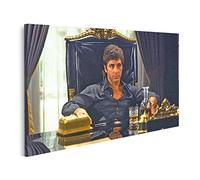 islandburner Cuadro en lienzo Icono Pacino Scarface Tony Montana Película de gánsteres de culto Holly Cuadros Impresiones para salón oficina