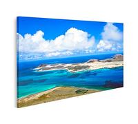 islandburner Cuadro en Lienzo Isla volcánica La Graciosa Lanzarote Islas Canarias España Cuadros Modernos Decoracion Impresión Salon