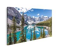islandburner Cuadro en lienzo Lago Moraine en el Parque Nacional Banff Rockies canadienses Canadá Cuadros Modernos Decoracion Impresión Salon
