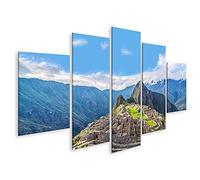islandburner Cuadro en Lienzo Machu Picchu Panorama View Peru Wayna Picchu