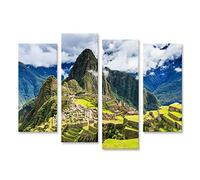 islandburner Cuadro en Lienzo Machu Picchu Perú Patrimonio de la Humanidad de la UNESCO Un Nuevo Mundo de Siete Maravillas Cuadros Decoracion Impresión Salon