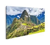 islandburner Cuadro en Lienzo Machu Picchu Perú, Patrimonio de la Humanidad de la UNESCO, una de Las Nuevas Siete Maravillas del Mundo. Cuadros Modernos Decoracion Impresión Salon