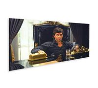 islandburner Cuadro en Lienzo Pacino Scarface Tony Montana Culto Gángster Película Hollywood Icono V2