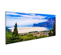 islandburner Cuadro en Lienzo Riva Del Garda Lago De Montaña Lago Di Garda