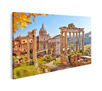 islandburner Cuadro en Lienzo Ruinas Romanas Roma Foro Italia