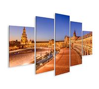 islandburner Cuadro en Lienzo Sevilla España en la Plaza de España Cuadros Modernos Decoracion Impresión Salon