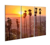 islandburner Cuadro Moderno en Lienzo Griffith Park Los Angeles California Usa Paisaje Atardecer Cuadros Decoracion Cocina Salon