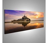 islandburner Cuadro Moderno en Lienzo Le Mont Saint Michel Cuadros Decoracion Cocina Salon